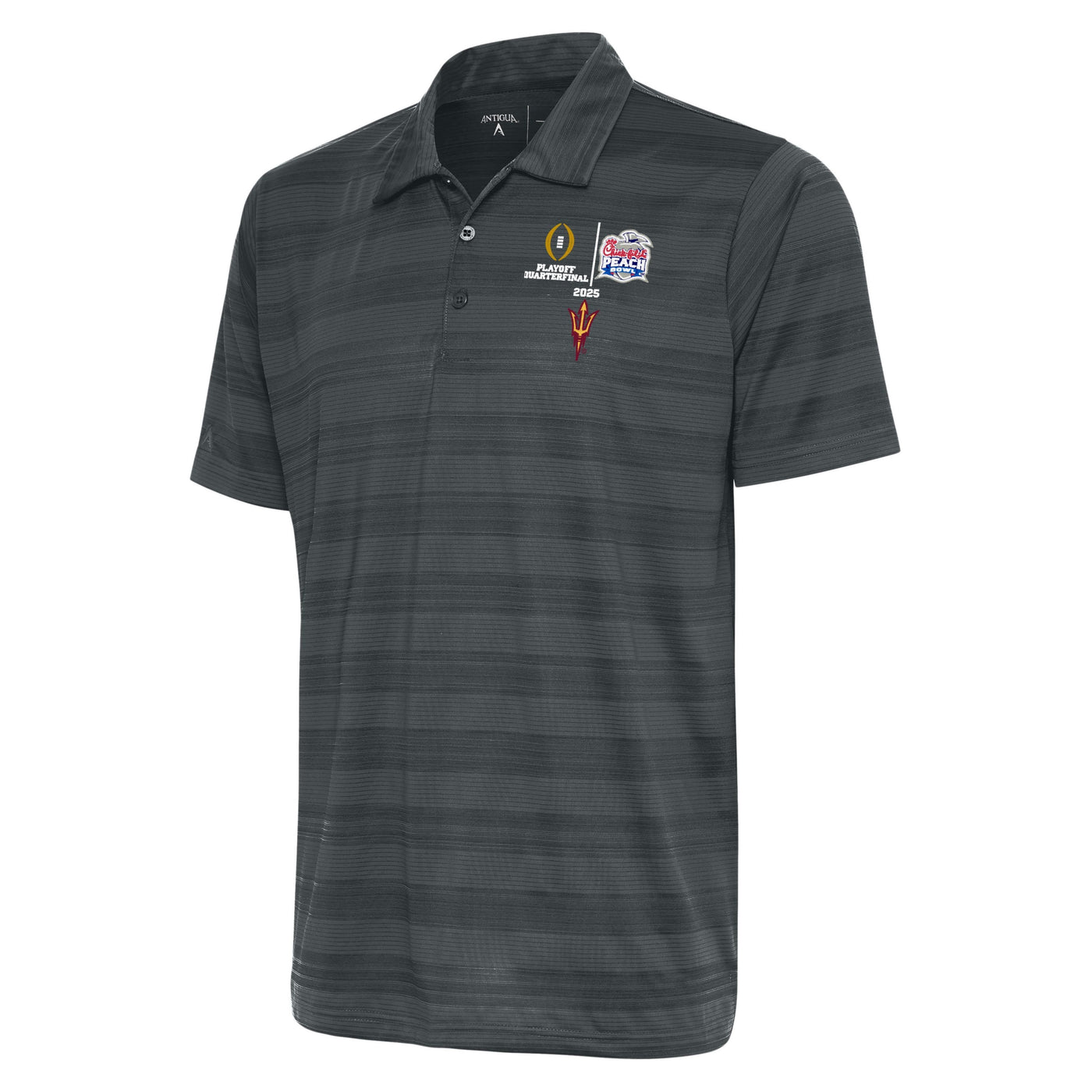 ASU Peach Bowl CFP Compass Polo GRY