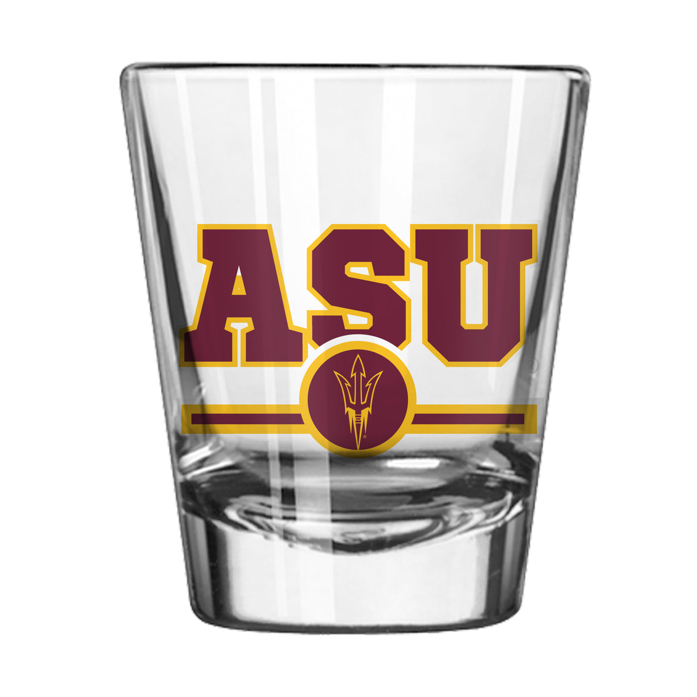 ASU Block Stripe Shotglass