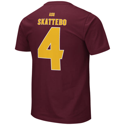 ASU Cam Skattebo Replica Tee MRN