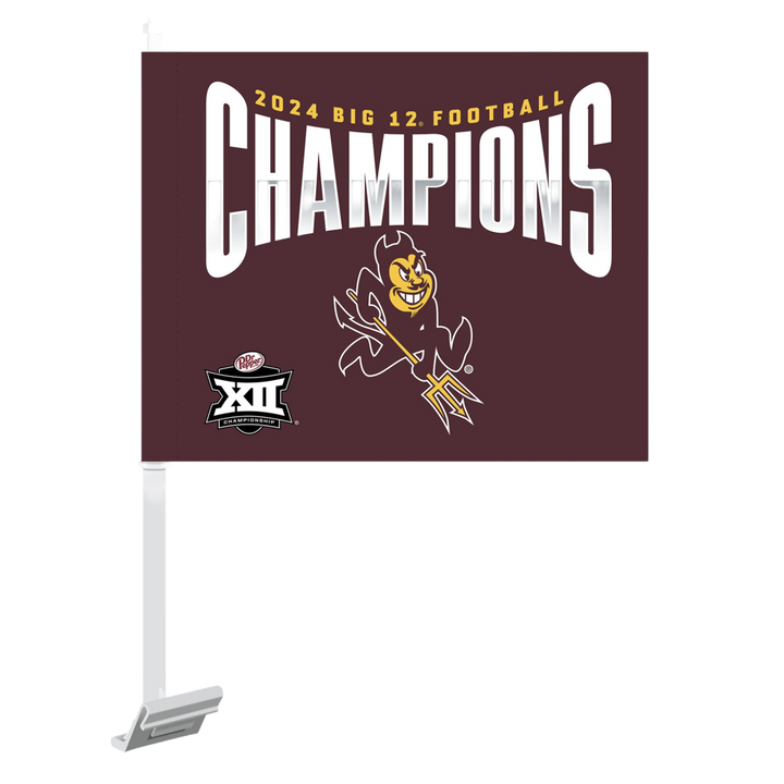 asu☆ ASU Big XII Champs Car Flag MRN – Cactus Sports