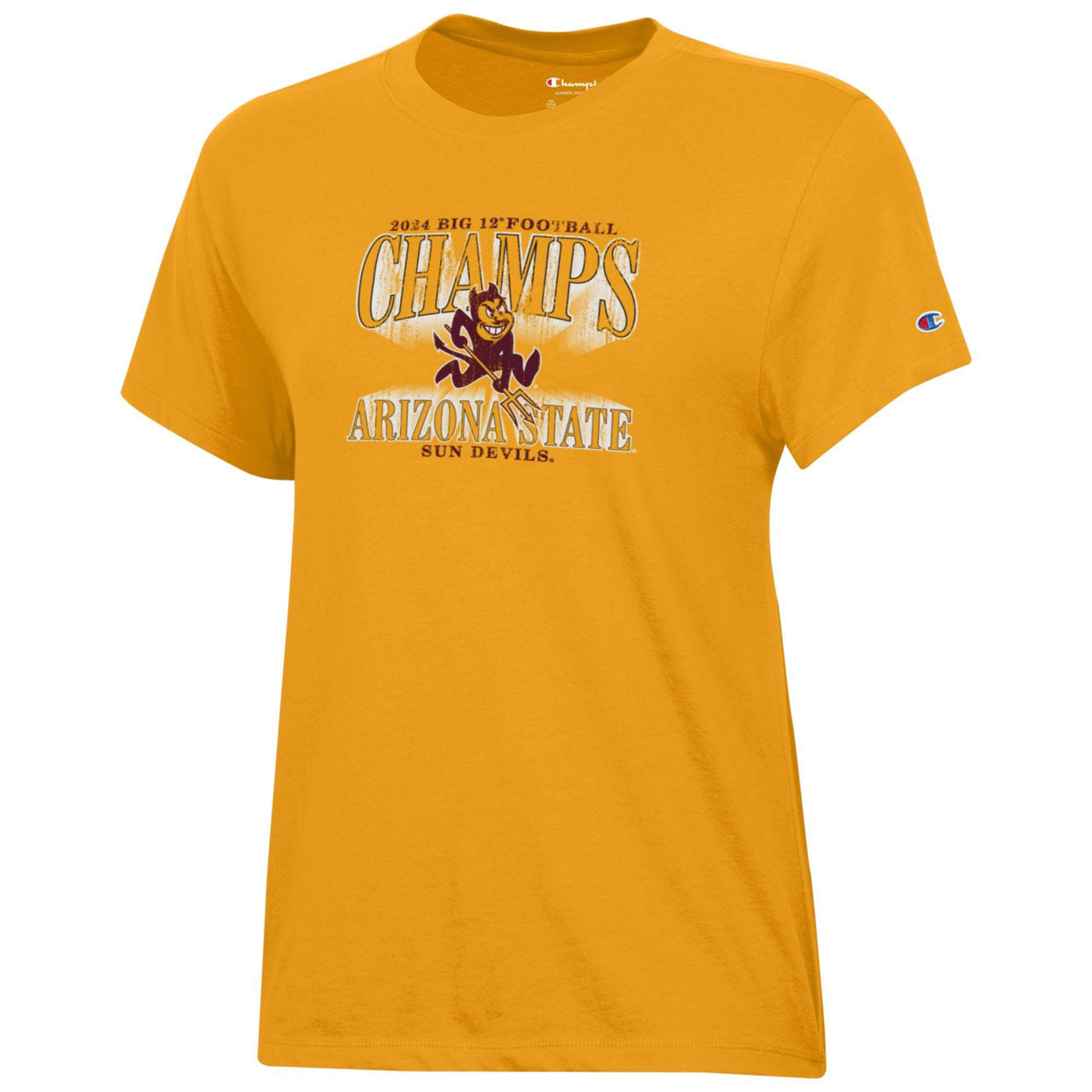 ASU Big XII Champions Mascot Ladies Tee GLD