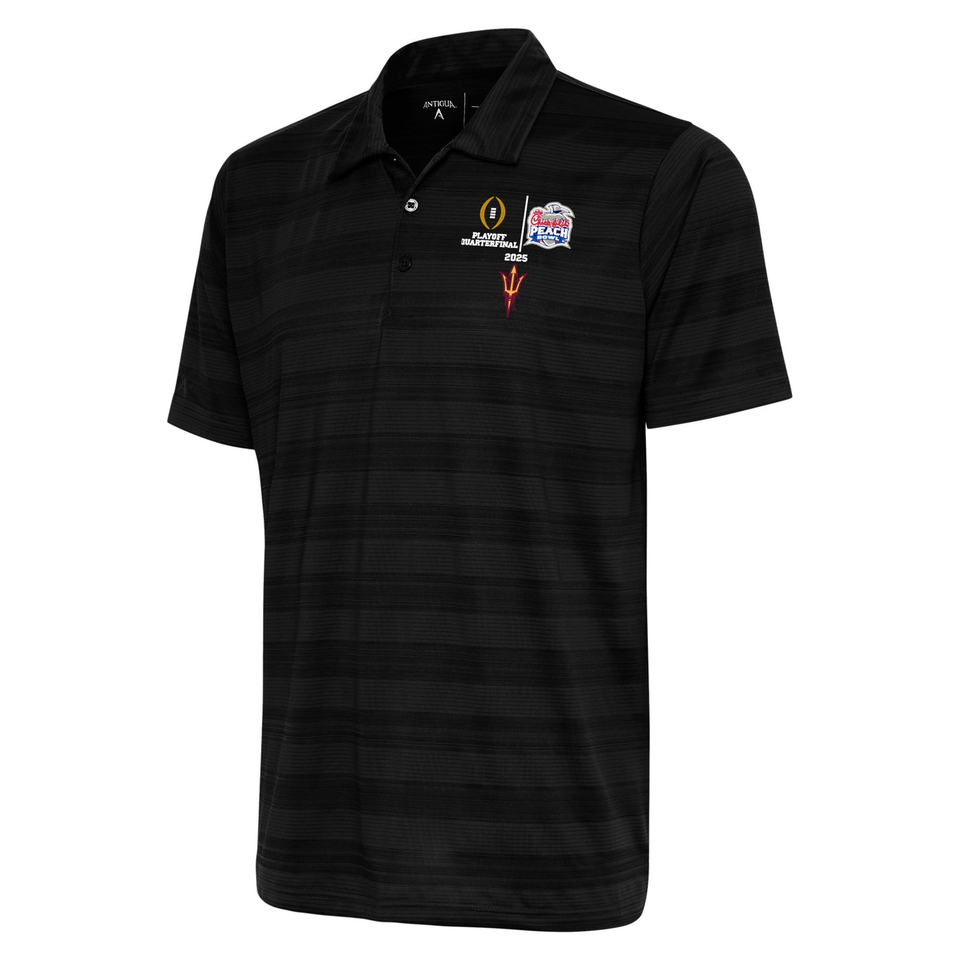 ASU Peach Bowl CFP Compass Polo BLK