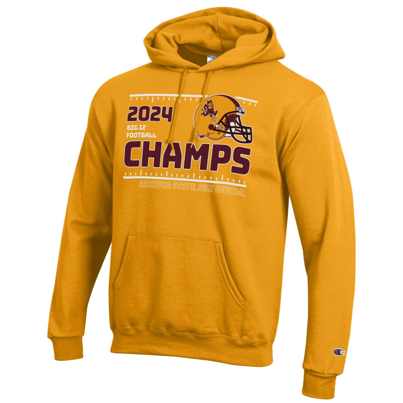 ASU Big 12 Champions Helmet Hoody GLD