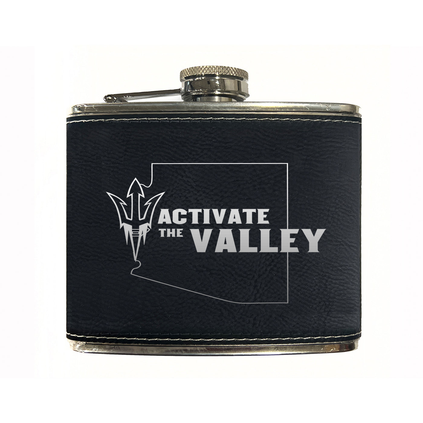 ASU ATV Leather Flask