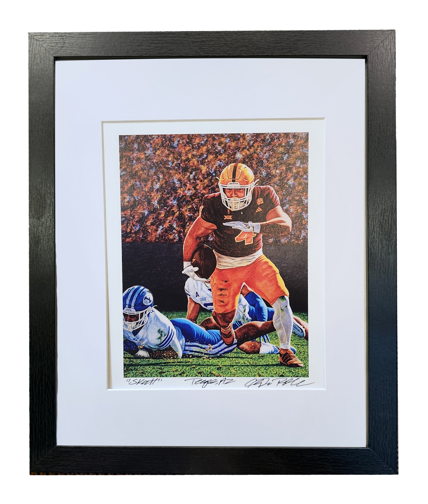 Cam Skattebo Framed Print