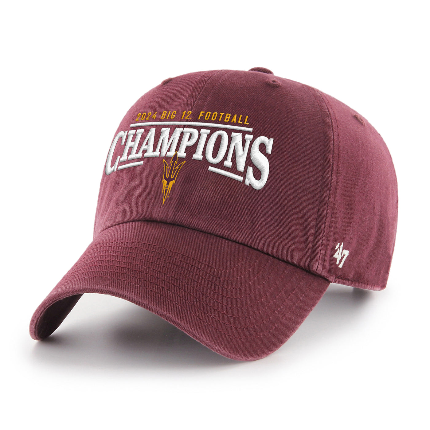 ASU Big XII Champs Clean Up Hat MRN