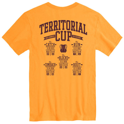 ASU Fork "em Territorial Cup History Tee GLD