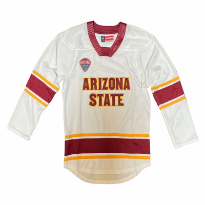 ASU CCM Hockey Jersey WHT