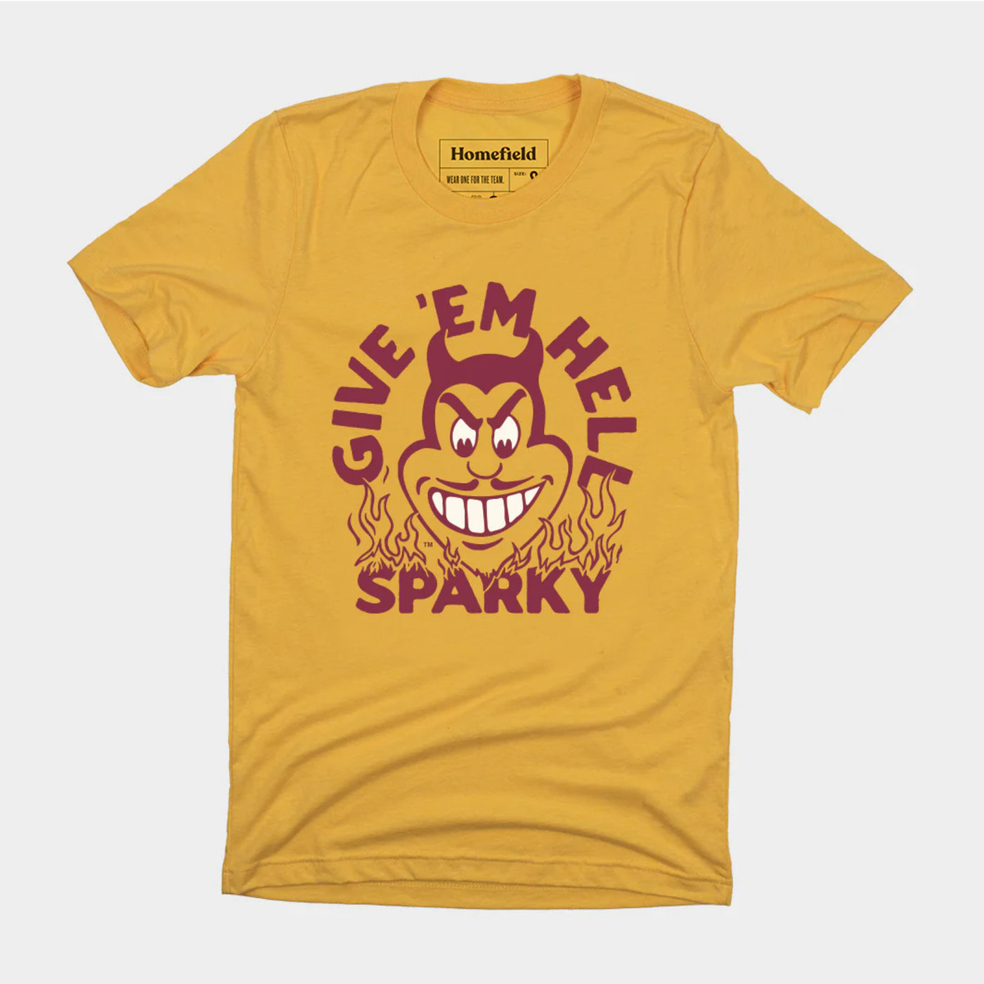 ASU GEH Sparky Tee GLD