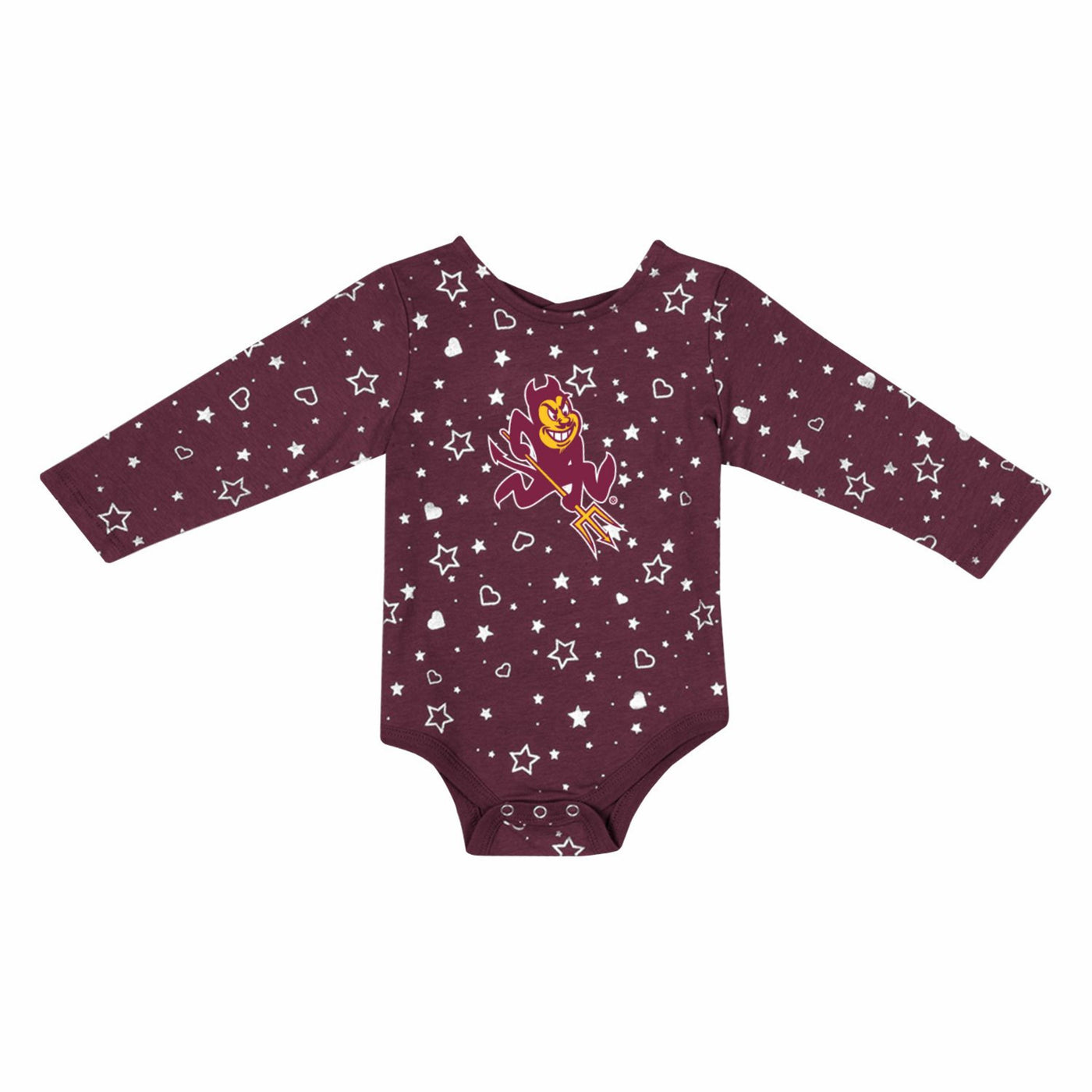 ASU Infant Star Onesie MRN