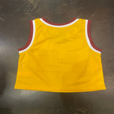 ASU Ladies Crop Basketball Jersey GLD