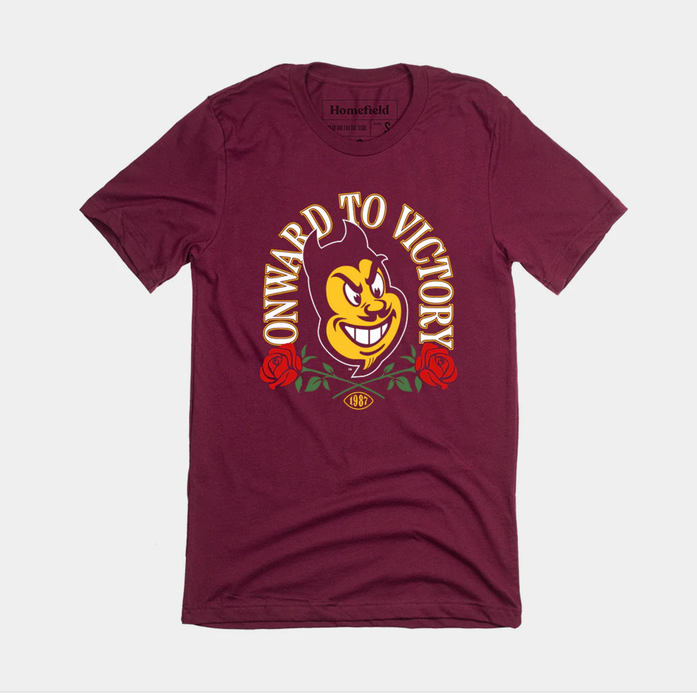 ASU 87 Roses Tee MRN