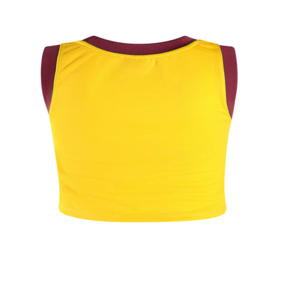 ASU Ladies Crop Basketball Jersey GLD