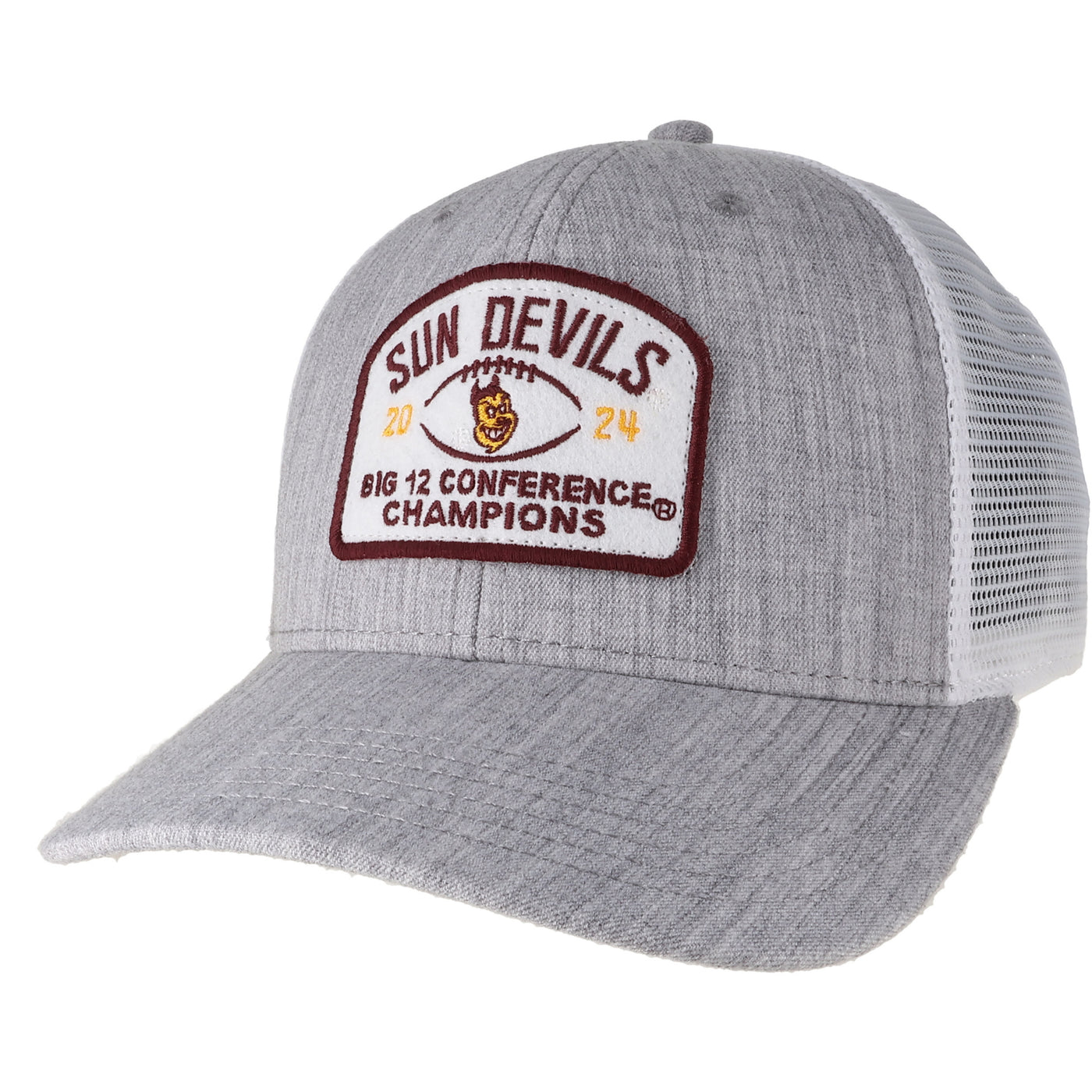 ASU Big XII Champs Trucker Hat GR/W