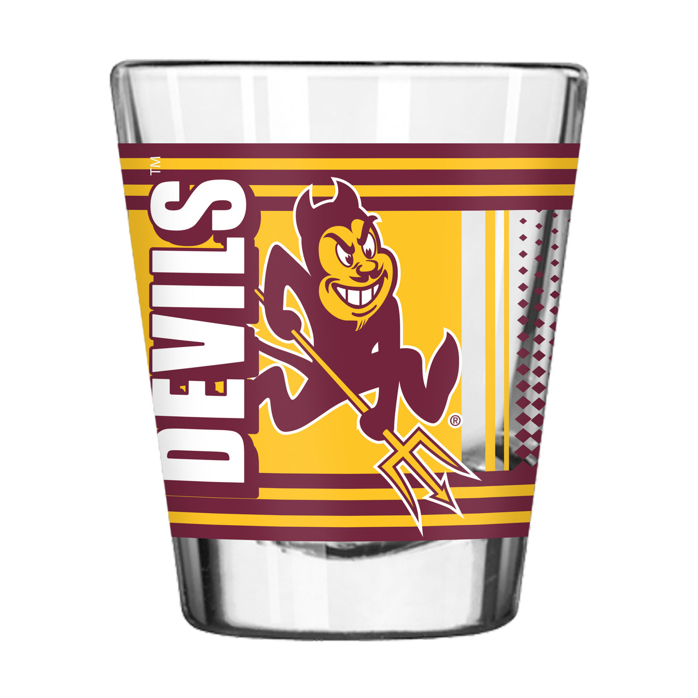 ASU DEVILS Sparky Shotglass