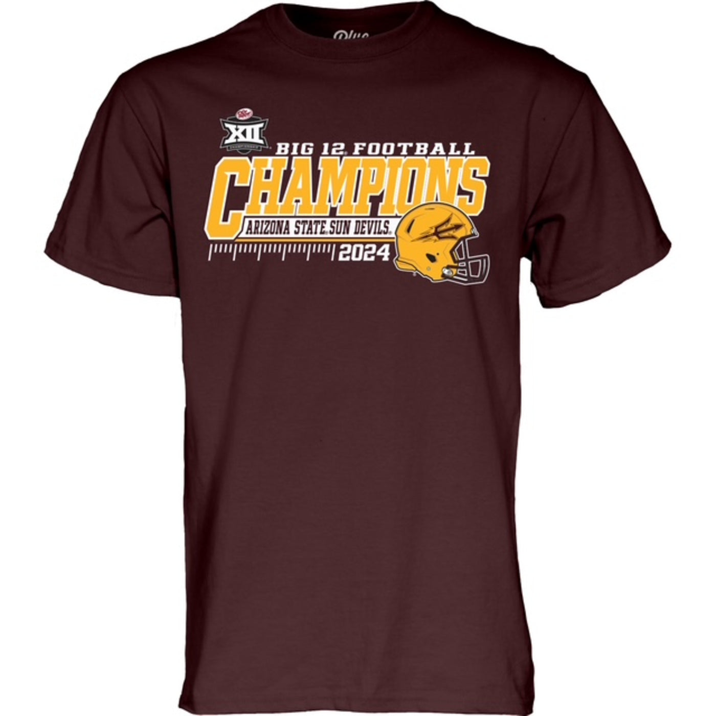 ASU Big XII Champion Locker Room Tee MRN