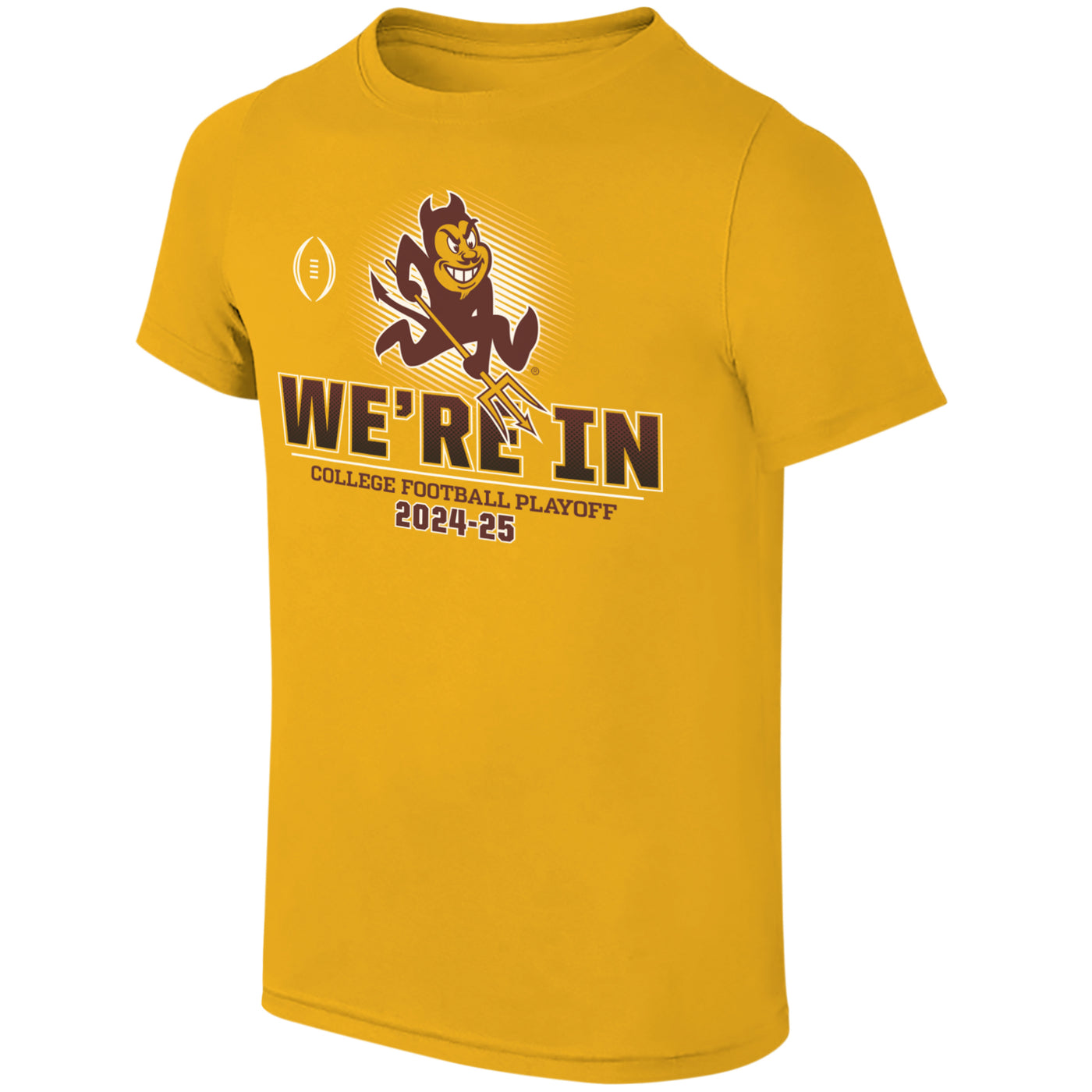 ASU We're In CFP Tee GLD