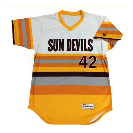 ASU throwback baseball jersey with 