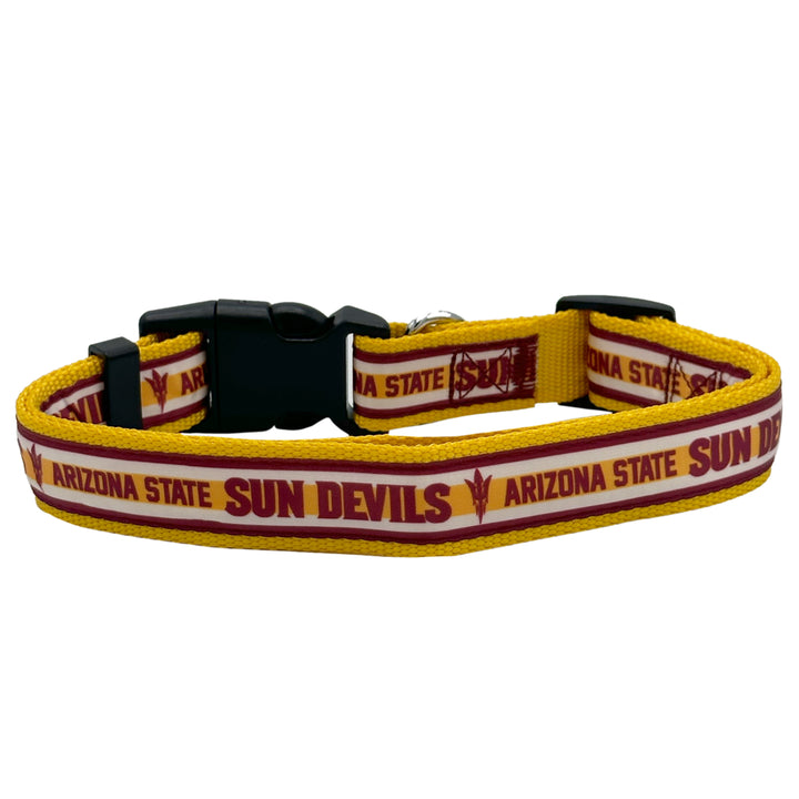 Backside of ASU dog collar