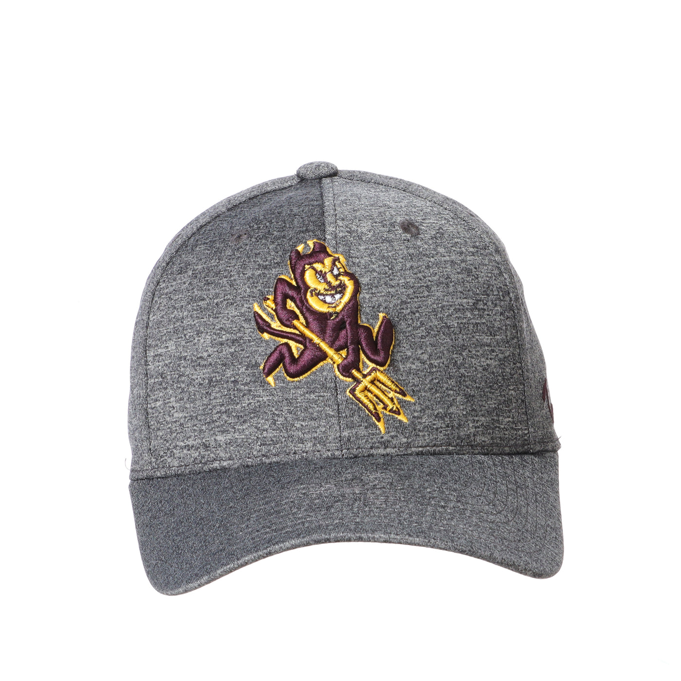 ASU heather gray hat with embroidered Sparky