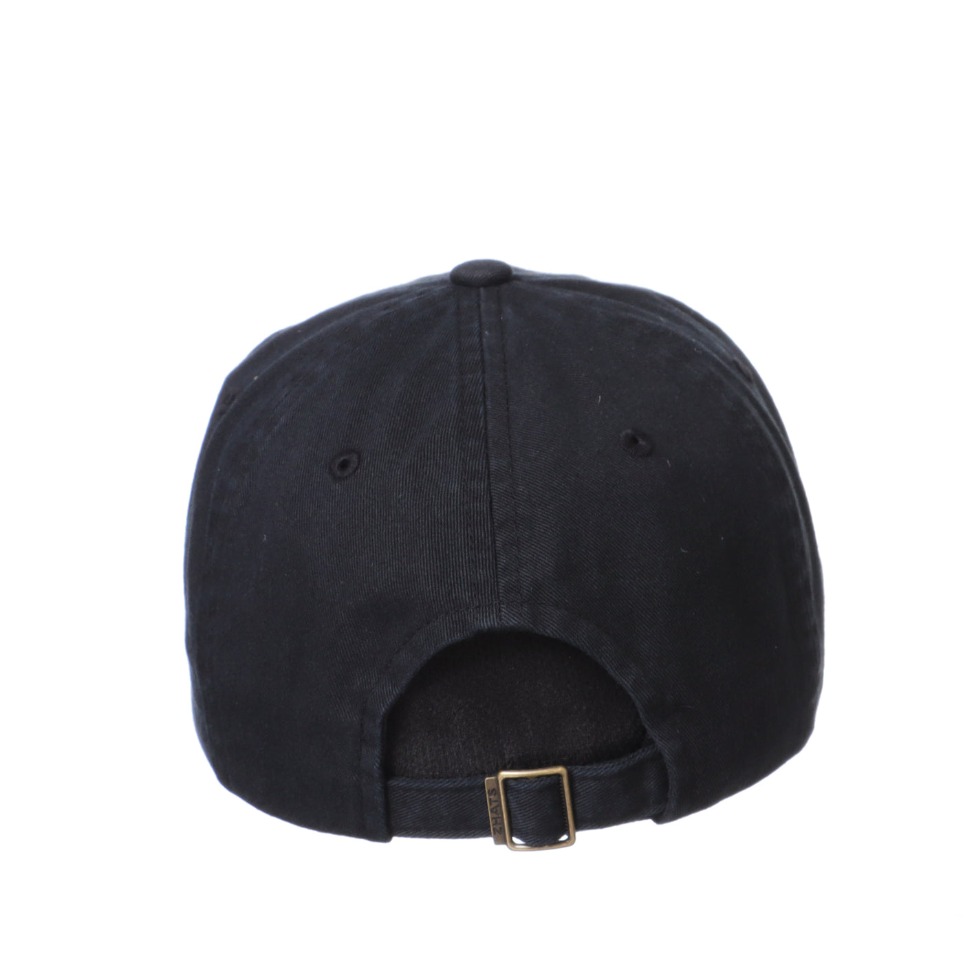 Back view of ASU black adjustable hat